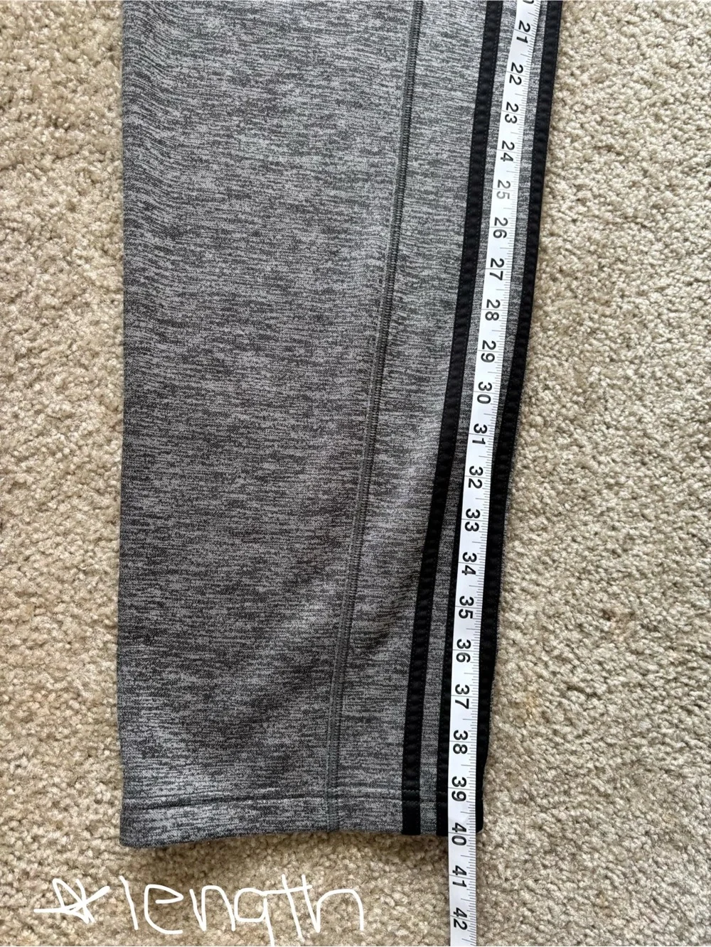 grey adidas climawarm trackpants